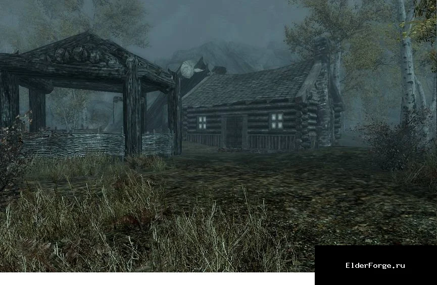 Обложка мода: Пригородный дом для Skyrim LE – простая фермерская хижина у Рифтена