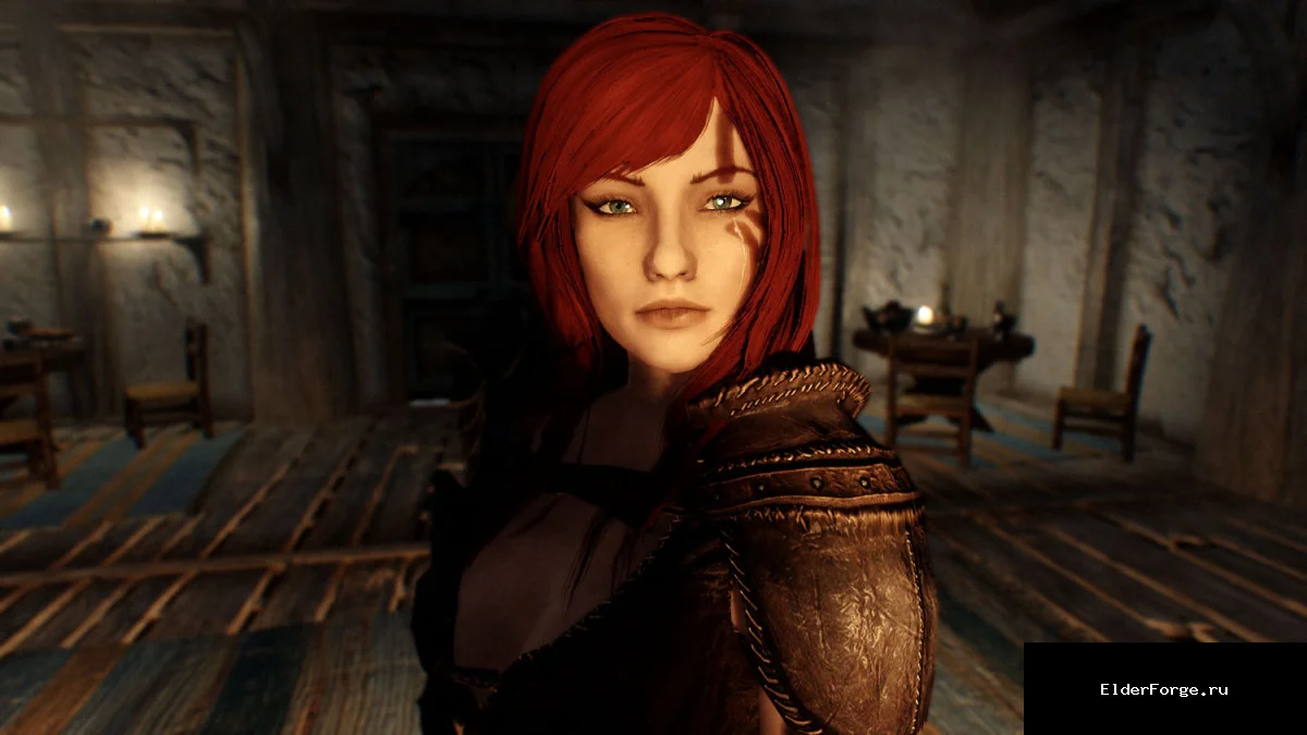 Обложка мода: Присцилла – красивый пресет нордки для Skyrim LE