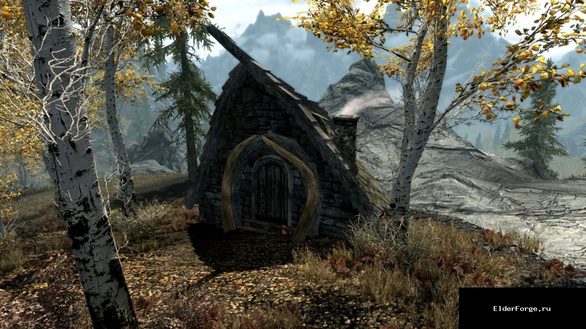 Обложка мода: Пристанище Изгоя — уютный дом для Skyrim LE с уникальным квестом