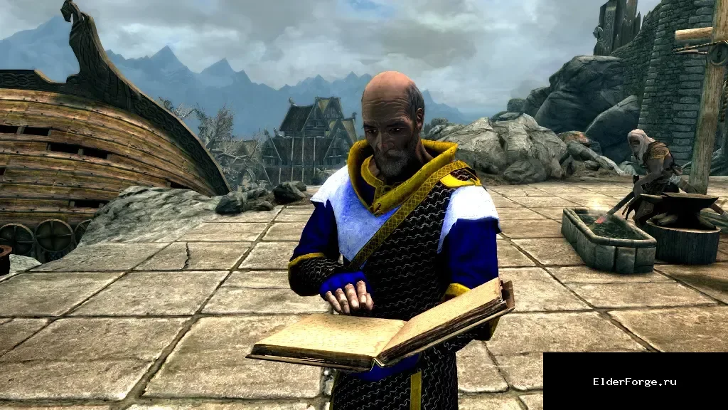 Обложка мода: Профессор Бенджамин Дум — колоритный бард для Skyrim SE-AE