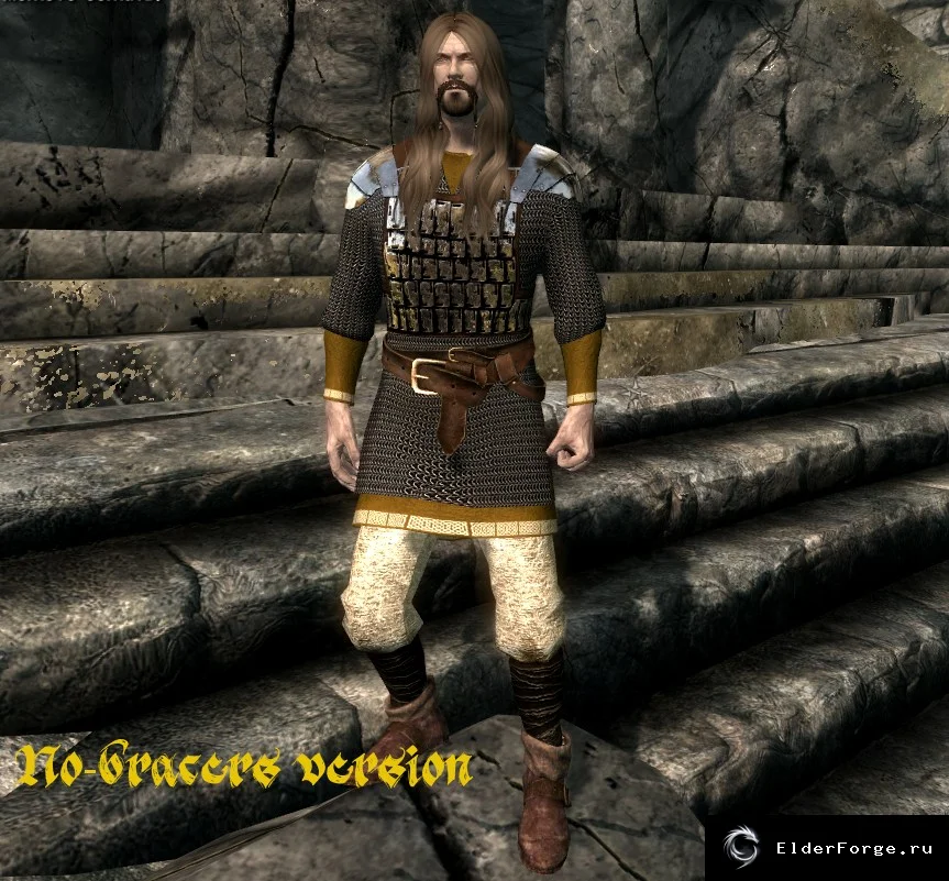 Обложка мода: Простой хауберк – набор лёгкой кольчужной брони для Skyrim LE