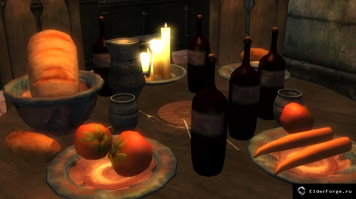 Обложка мода: Простые потребности для Oblivion — бонусы за еду, питьё и отдых