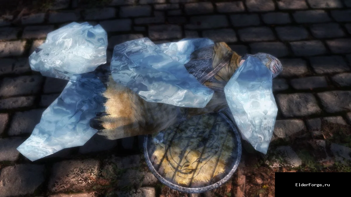 Обложка мода: Прозрачные HD-эффекты ледяных заклинаний для Skyrim LE