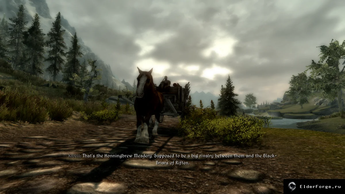 Обложка мода: Путешествующие повозки Skyrim LE — новые каретные модели