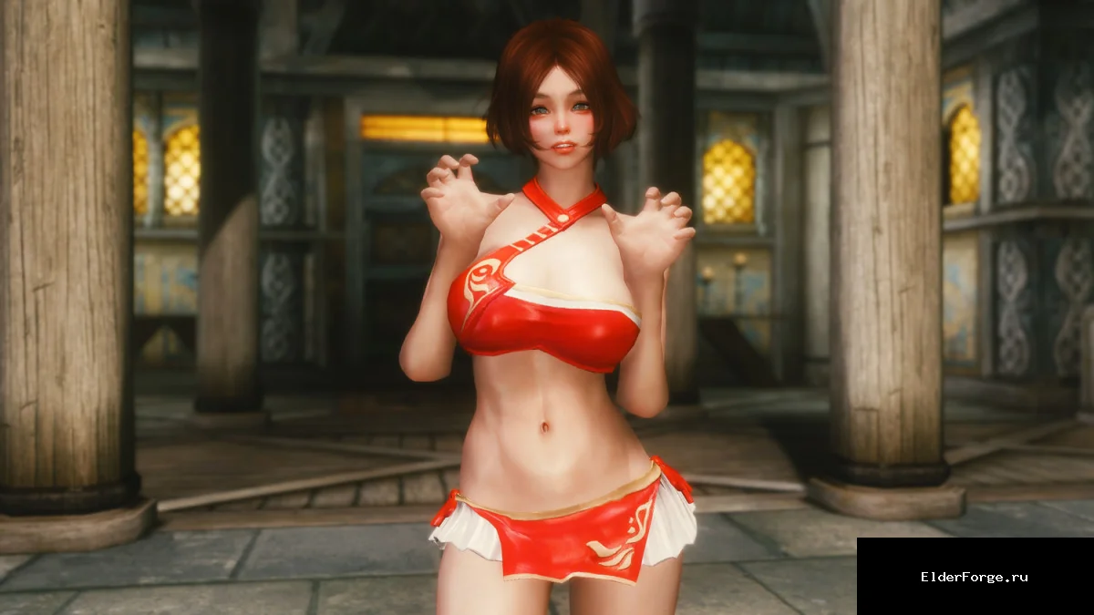 Обложка мода: Pyran Swimsuit – яркие купальники для женских персонажей в Skyrim LE