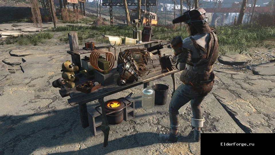Обложка мода: Рабочие столы для Fallout 4 – 13 новых производственных площадок