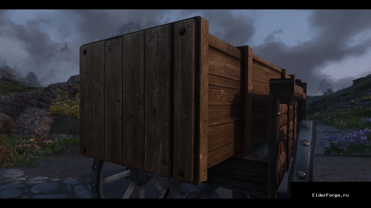 Обложка мода: Rally's Crates — качественная переработка деревянных ящиков для Skyrim SE и AE