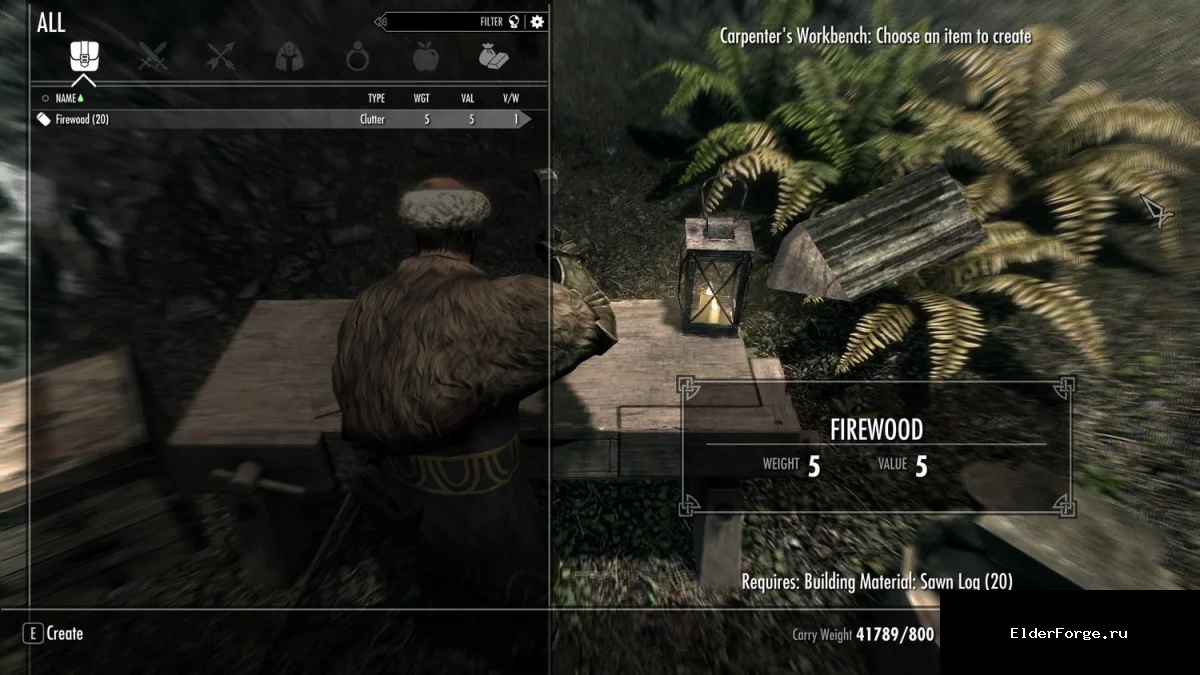 Обложка мода: Rаспиленное бревно в полено – 20 поленьев из одного бревна для Skyrim LE
