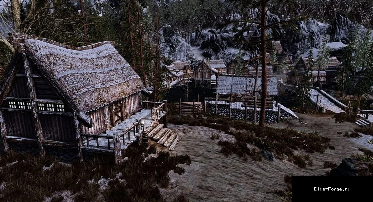 Обложка мода: Расширение Морфала для Skyrim SE – новые постройки и торговцы