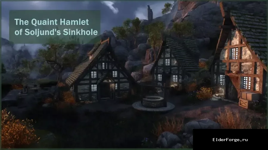 Обложка мода: Расширенное логово Сольюнда: живописная деревушка в Skyrim SE‑AE