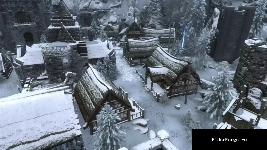 Обложка мода: Расширенный Винтерхолд для Skyrim SE‑AE: новые дома, NPC и восстановленные здания