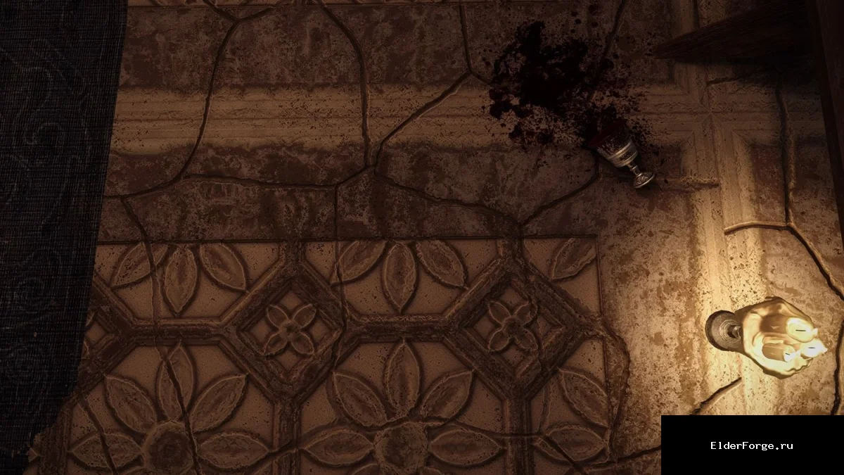 Обложка мода: Ray's HD Floor для Великого зала замка Волкихар – текстуры Skyrim LE