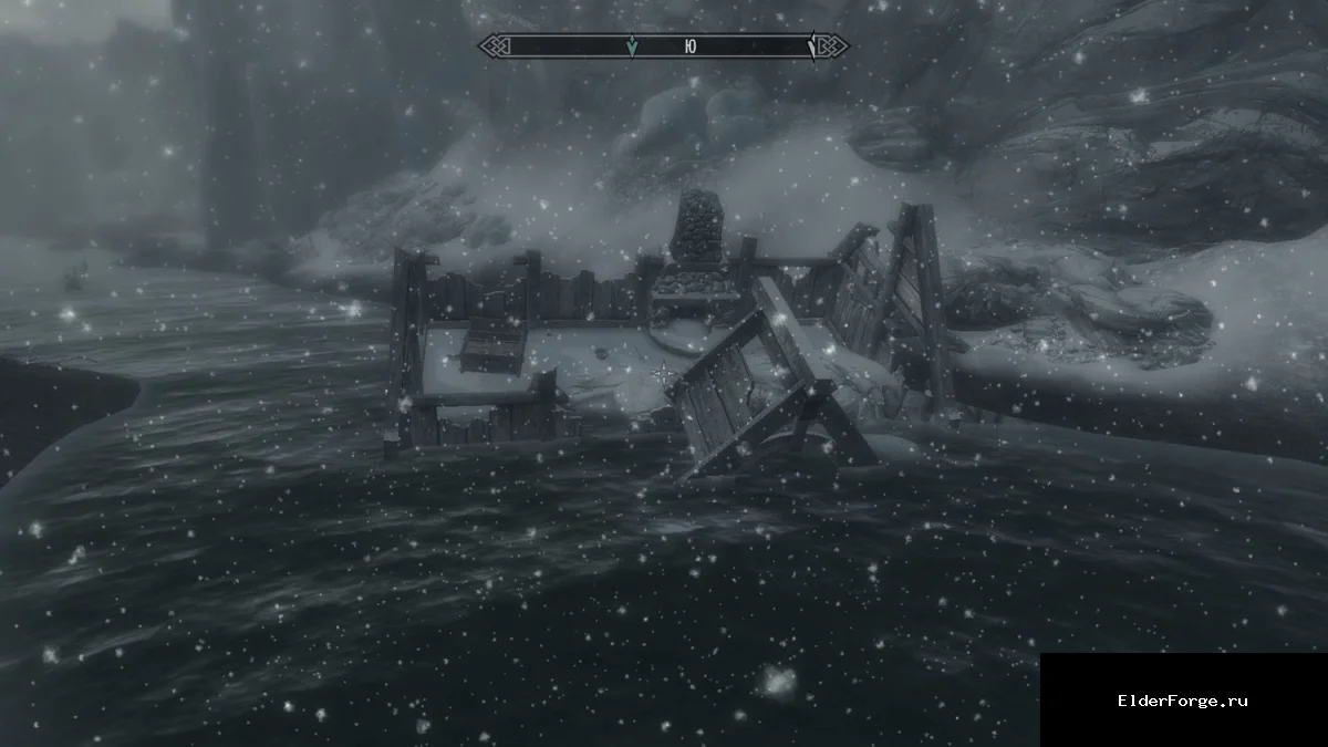 Обложка мода: Развалины Винтерхолда — новые руины и грабители для Skyrim LE