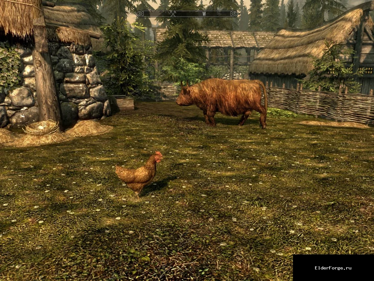 Обложка мода: Real Animals – Реалистичное здоровье животных в Skyrim Legendary Edition