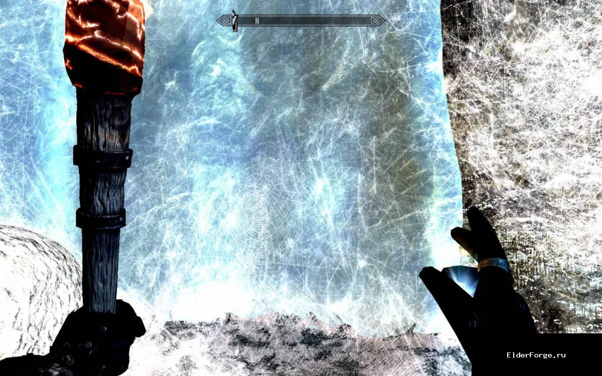 Обложка мода: Реалистичная паутина в HD для Skyrim Legendary Edition – детальные текстуры