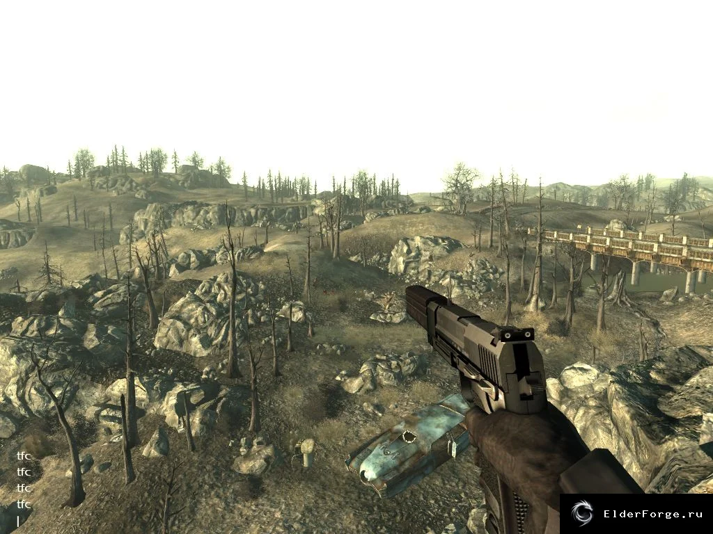 Обложка мода: H&amp;K USP в Fallout 3 — реалистичные пистолеты с точным уроном и звуками