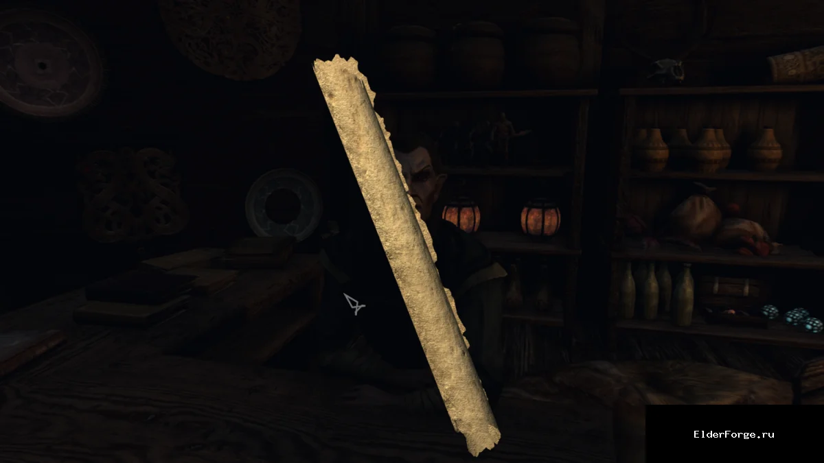 Обложка мода: Реалистичный рулон бумаги для Skyrim SE – улучшенные текстуры