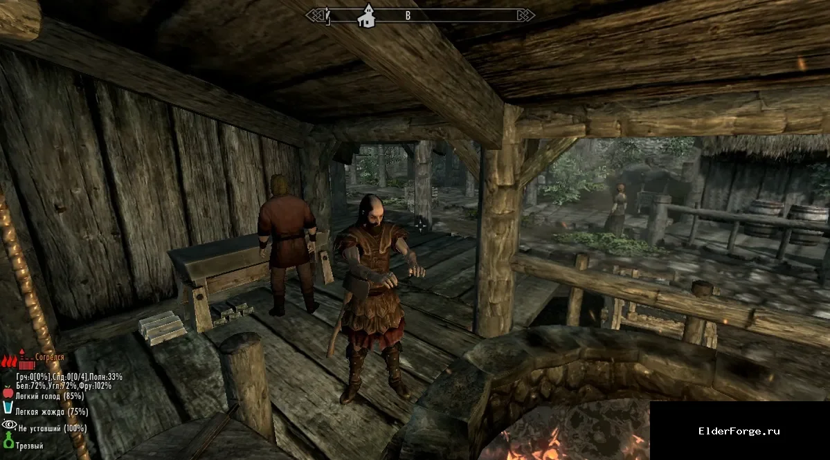 Обложка мода: Реальные потребности и болезни для Skyrim LE
