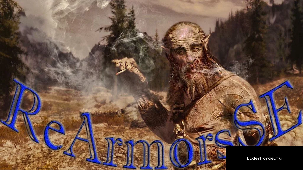 Обложка мода: ReArmorSE – Полный набор улучшенных текстур и мешей брони для Skyrim SE/AE