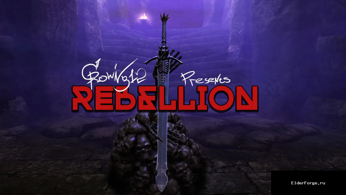 Обложка мода: Rebellion LE — легендарный меч из DMC для Skyrim LE (1H/2H)