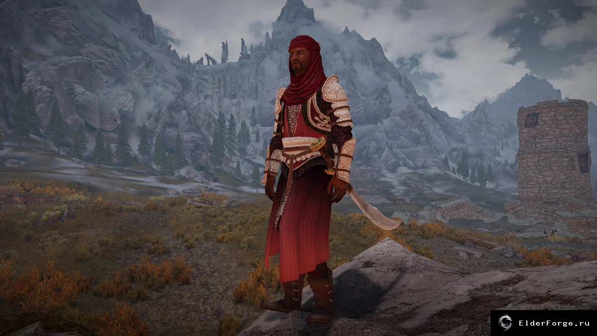 Обложка мода: Редгардская броня для Skyrim LE – стильная защита для мужчин и женщин