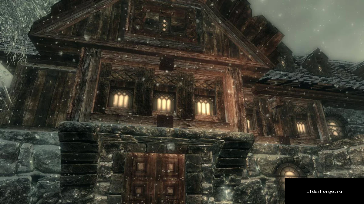 Обложка мода: Реколор Виндхельма для Skyrim Legendary Edition – свежий вид города