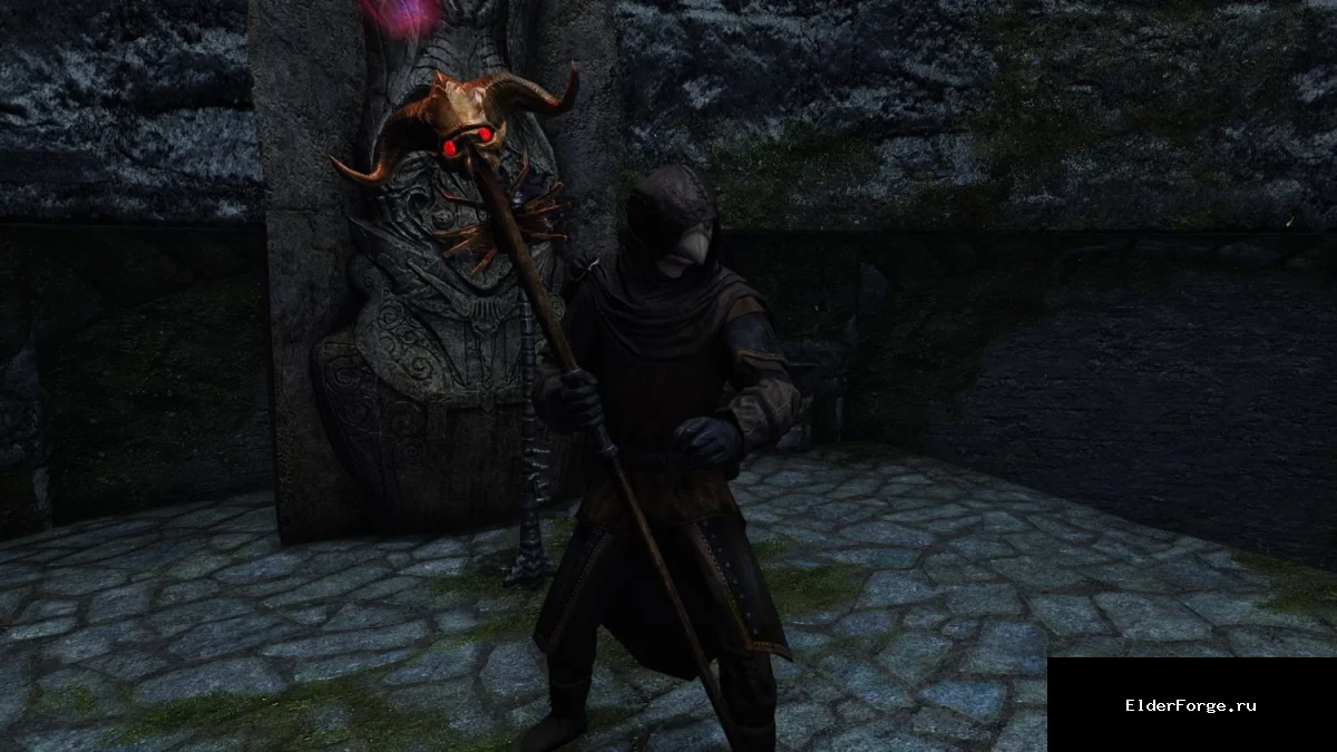 Обложка мода: Реплейсер Черепа Порчи для Skyrim SE – улучшенный заменитель артефакта