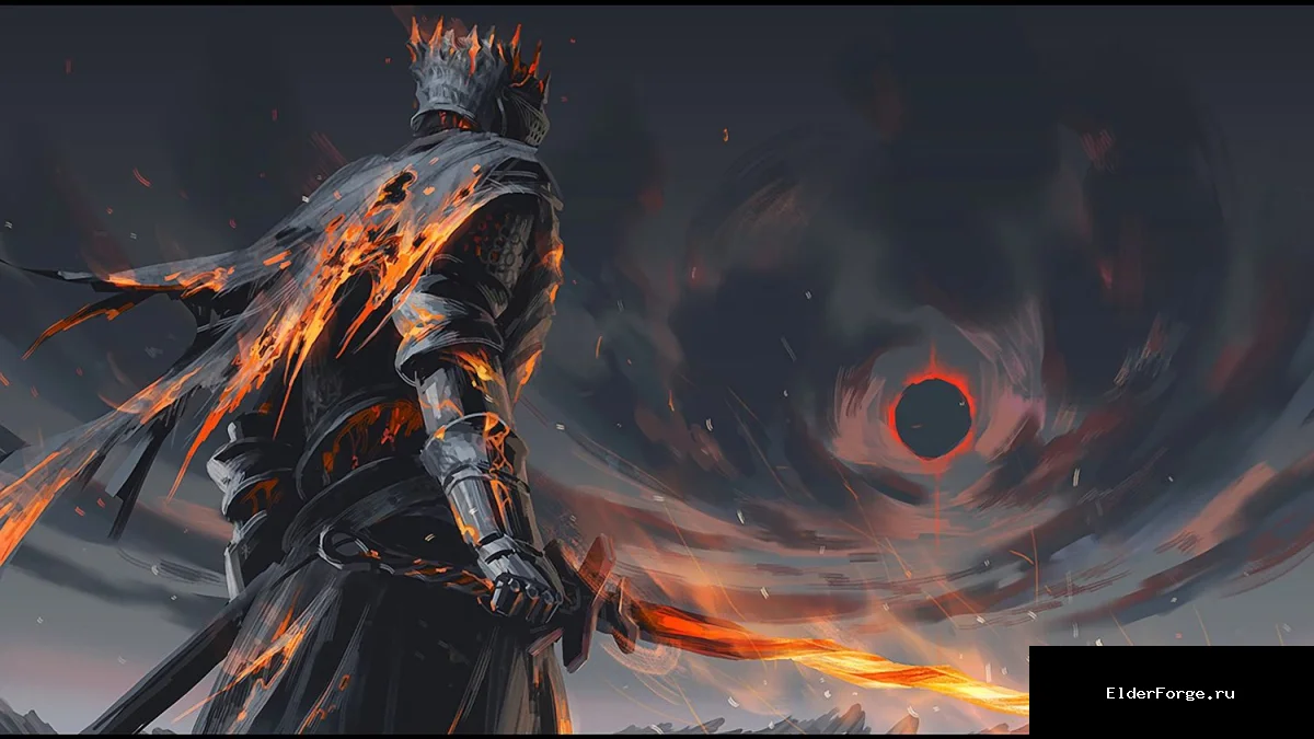 Обложка мода: Реплейсер главного меню Dark Souls III для Skyrim SE – новая музыка