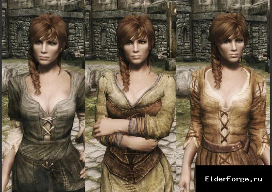 Обложка мода: Реплейсер игровой одежды UNP-7B | Armors and Clothes for Females LE