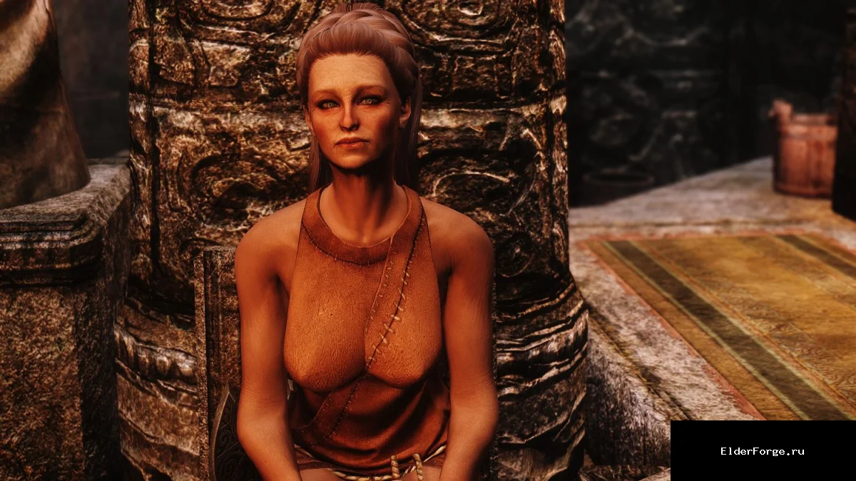 Обложка мода: Реплейсер матери Хамал для Skyrim LE – новый образ жрицы Дибеллы с UUNP Custom Bodyslide