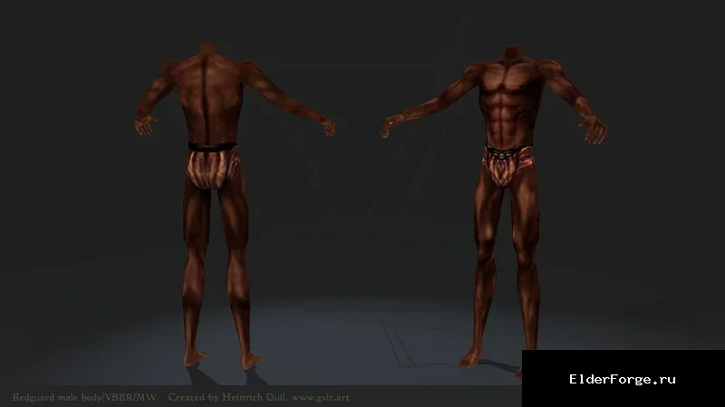Обложка мода: Реплейсер тел в оригинальном стиле для Morrowind – улучшенные модели персонажей