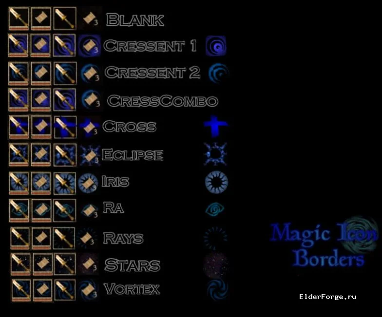 Обложка мода: Реплейсер зачарованных иконок – новые фоны для предметов в Morrowind