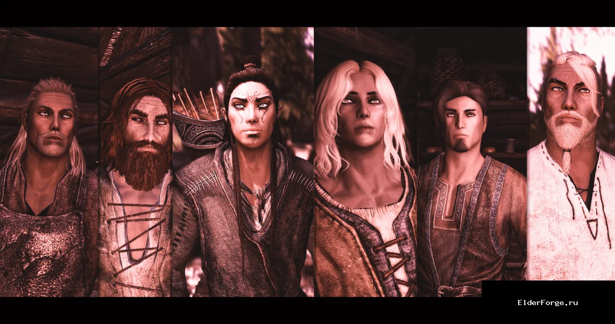 Обложка мода: Реплейсер жителей Ривервуда для Skyrim LE – новые модели от Queenieangel