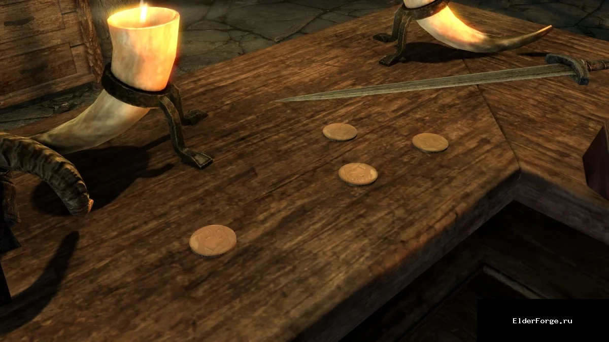 Обложка мода: Реплейсер золотых септимов для Skyrim LE – безопасная замена монет без лора