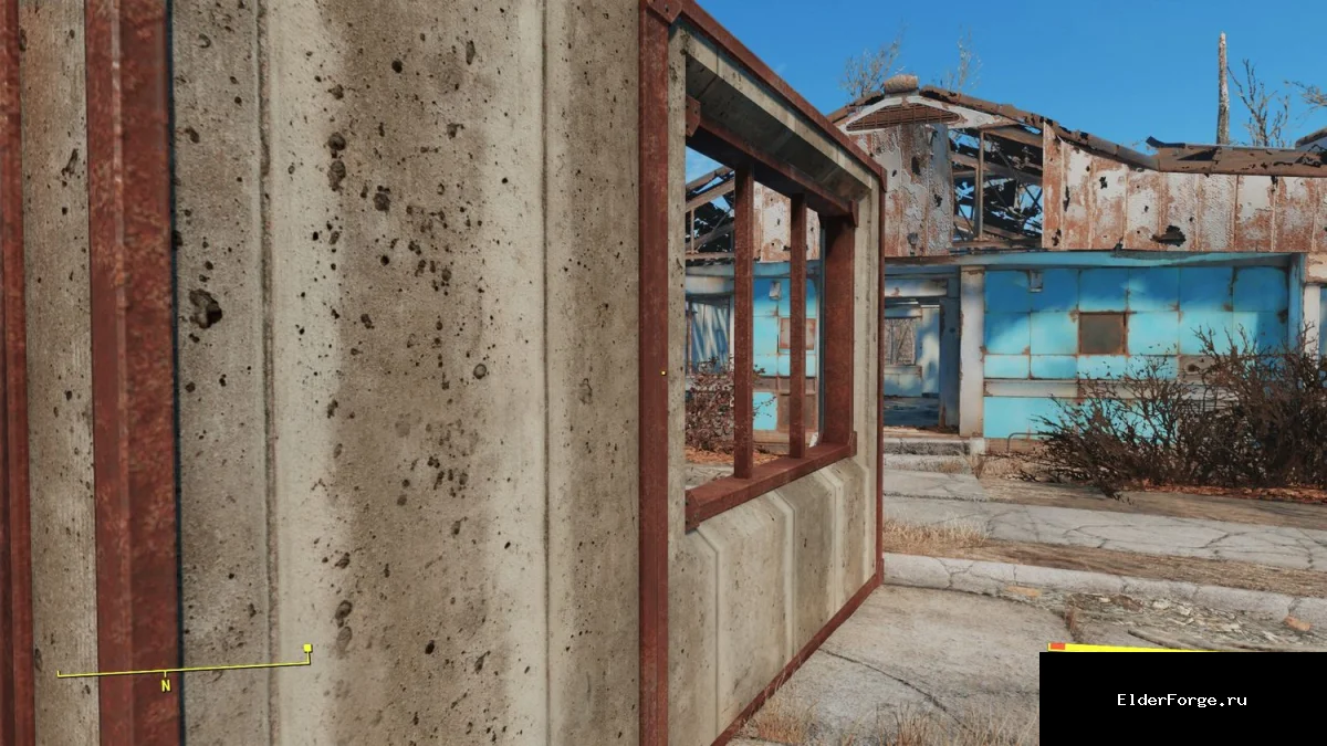 Обложка мода: Ретекстур бетонных стен для Fallout 4 – 2K и 4K версии