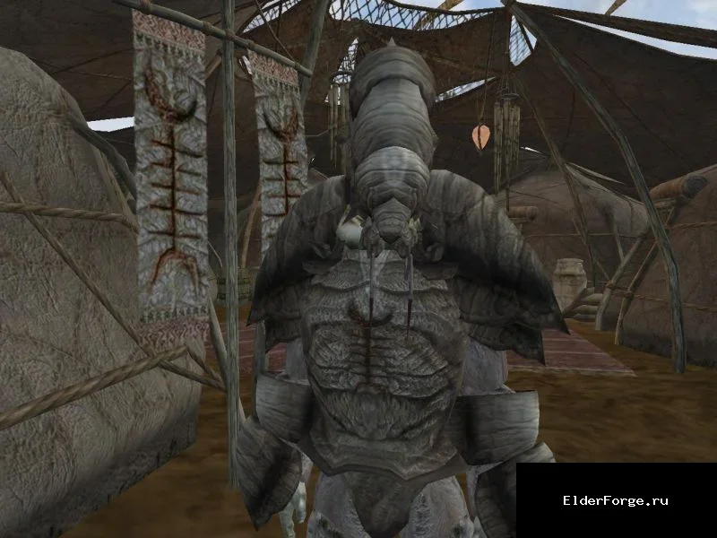 Обложка мода: Ретекстур доспехов Силт Страйдера для Morrowind – более чёткие текстуры и новые символы кланов