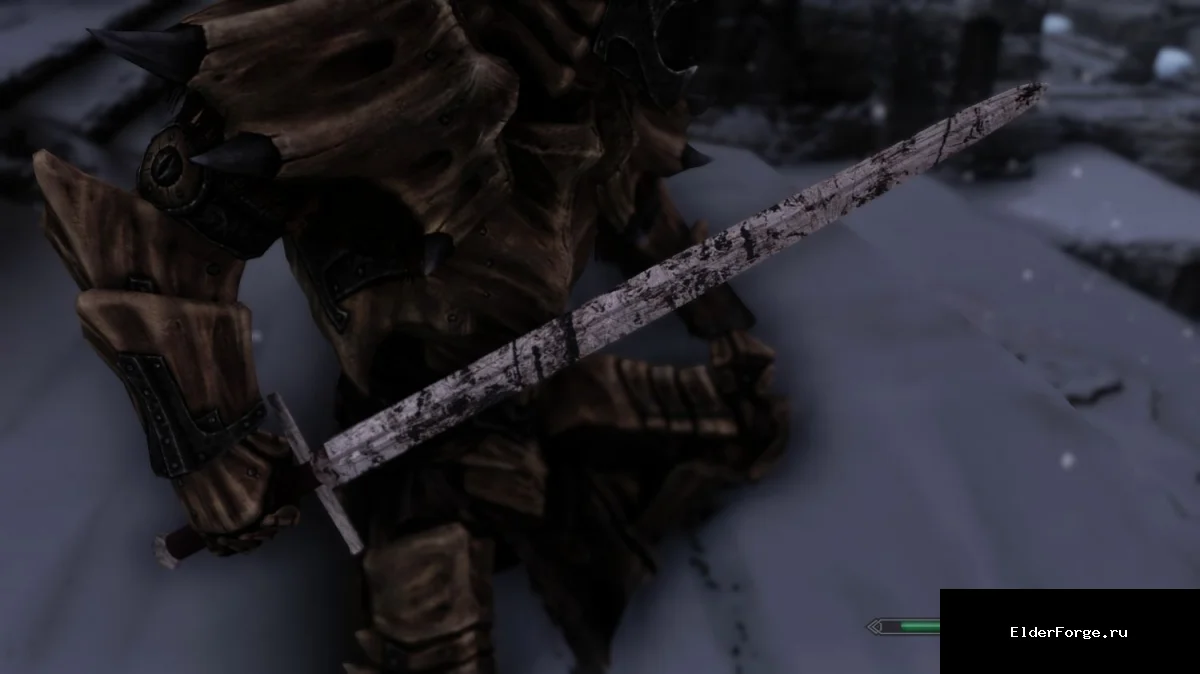 Обложка мода: Ретекстур древних нордских мечей для Skyrim Legendary Edition – реалистичный вид