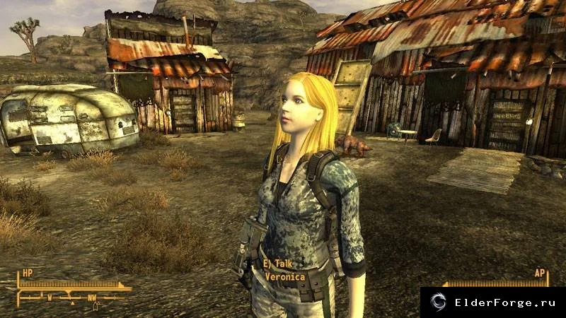 Обложка мода: Ретекстур лица Вероники для Fallout: New Vegas