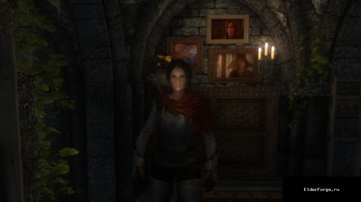 Обложка мода: Ретекстур Лидии для Skyrim LE – новые лица и тело на CBBE
