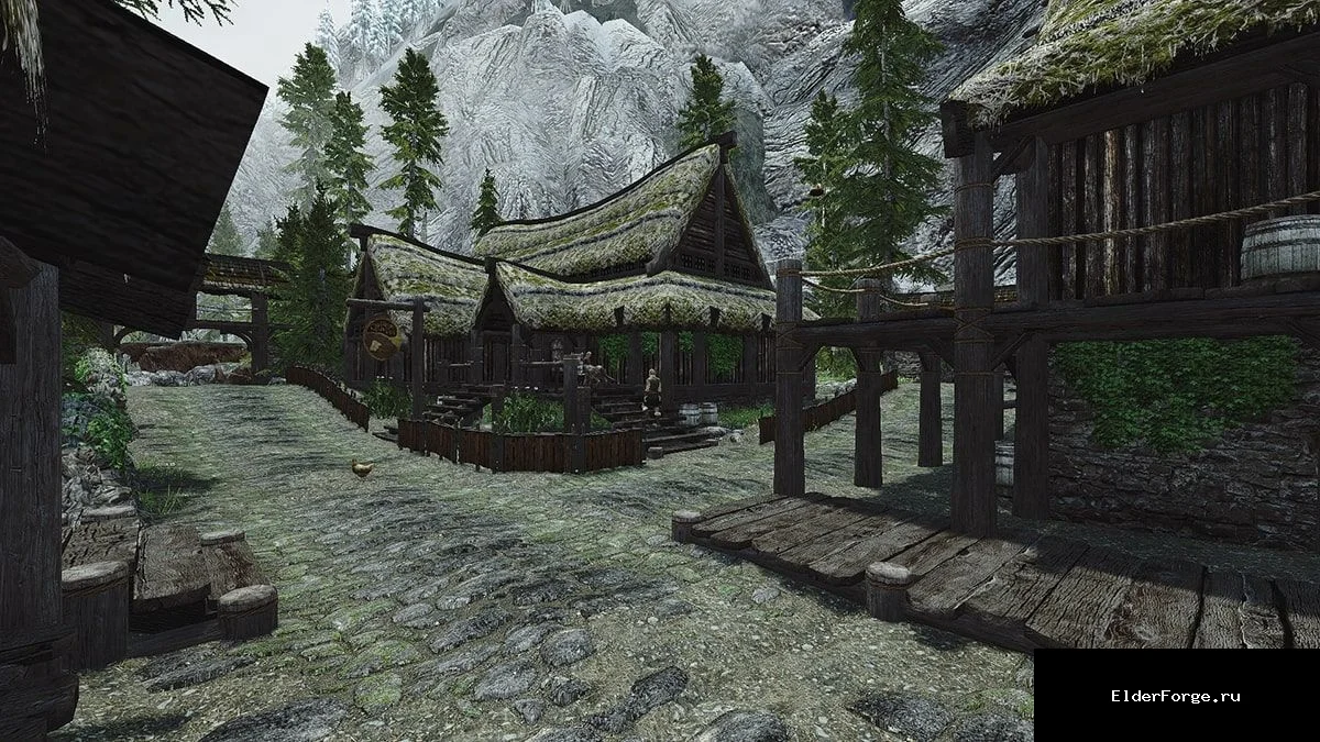 Обложка мода: Ретекстур маленьких поселений для слабых ПК – ускорьте FPS в Skyrim LE