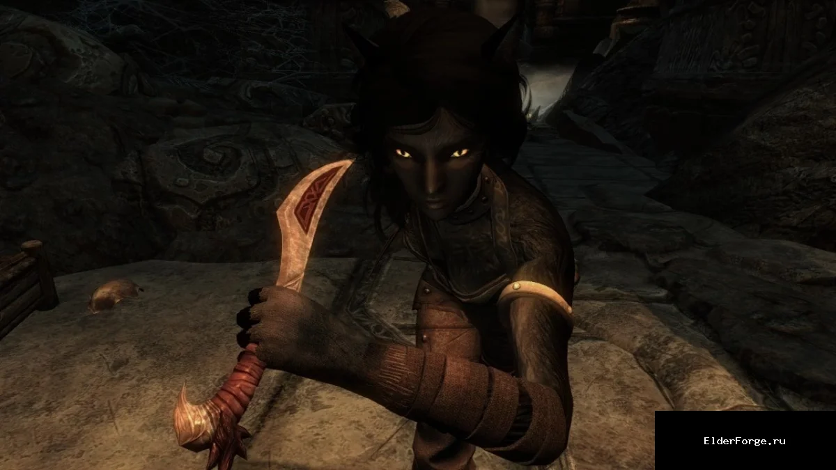Обложка мода: Ретекстур нордского кинжала для Skyrim Legendary Edition – улучшенная графика