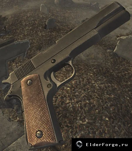 Обложка мода: Ретекстур пистолета .45 калибра для Fallout: New Vegas