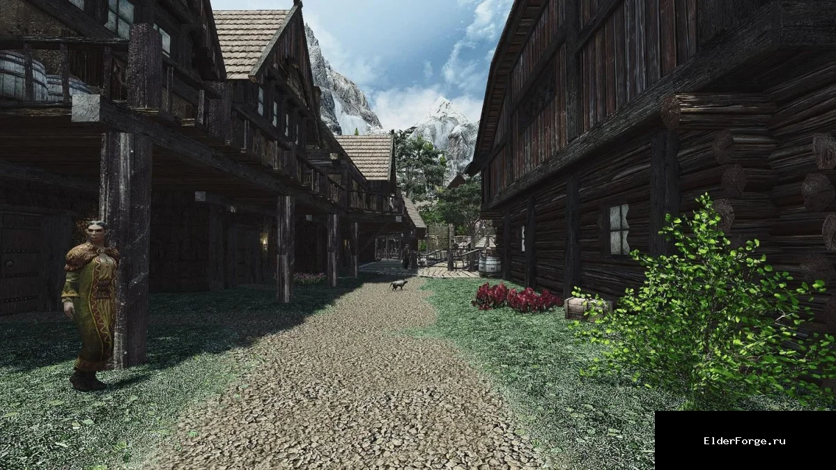 Обложка мода: Ретекстур Riften для слабых ПК – ускорьте Skyrim LE
