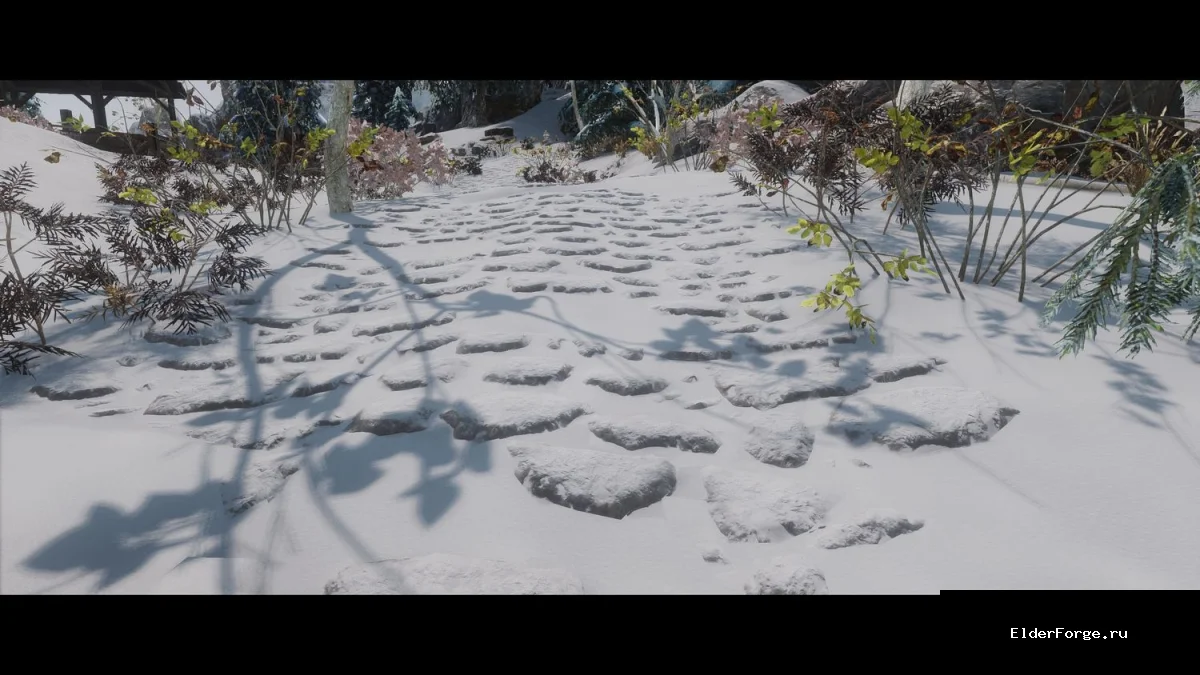 Обложка мода: Ретекстур снега для Skyrim LE: варианты 8K, 4K и 2K