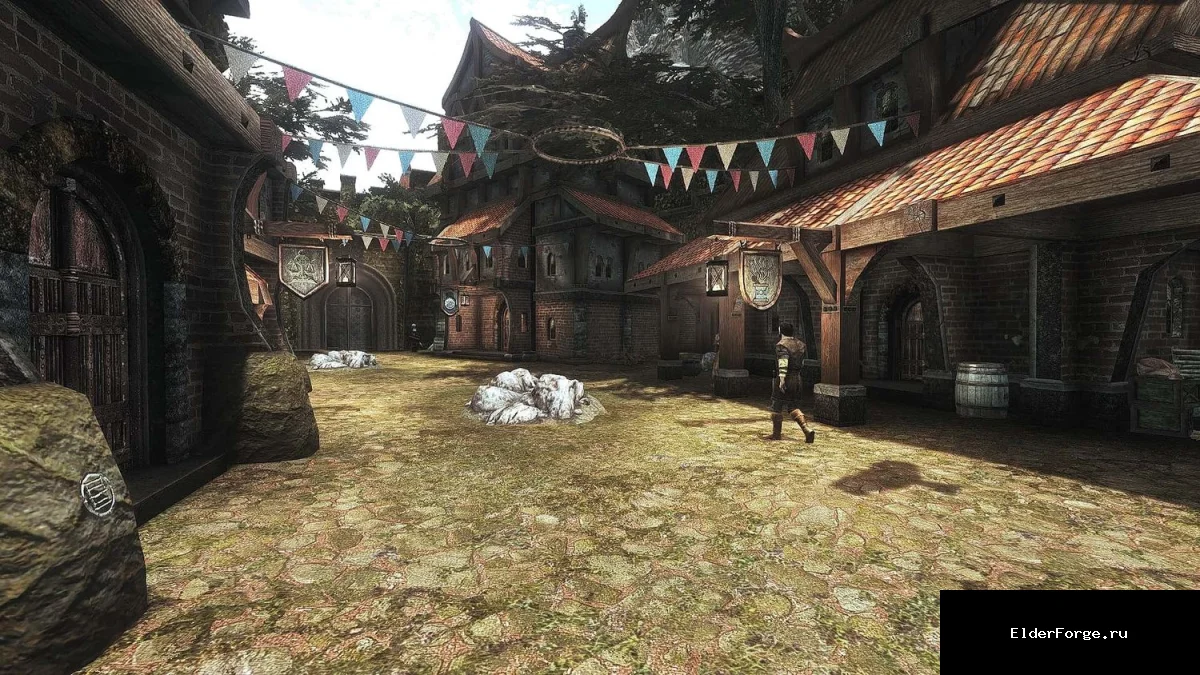 Обложка мода: Ретекстур Солитьюда для слабых ПК – лёгкий вариант для Skyrim LE