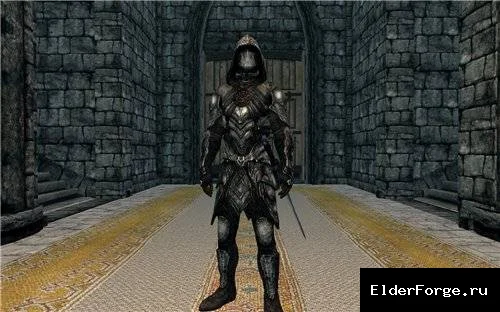 Обложка мода: Ретекстур Соловьиной брони для Skyrim Legendary Edition – серебряный стиль