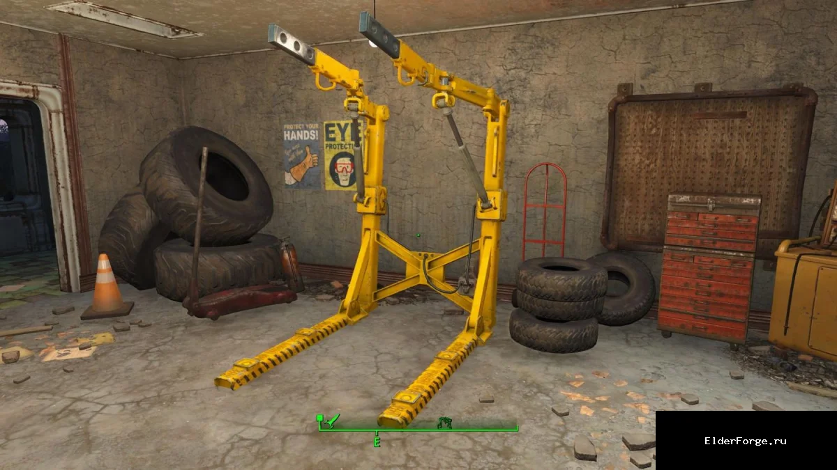 Обложка мода: Ретекстур станции обслуживания силовой брони в Fallout 4 – яркие детали
