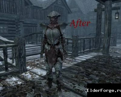 Обложка мода: Ретекстур хитиновой брони для Skyrim Legendary Edition – улучшенный внешний вид