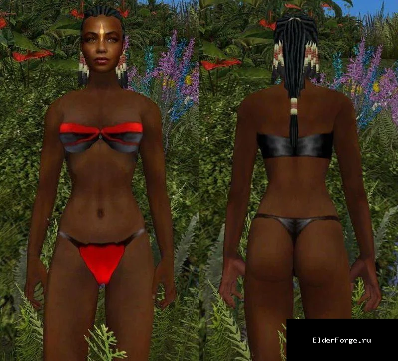 Обложка мода: Ретекстур женского тела и нижнего белья для Better Bodies в Morrowind