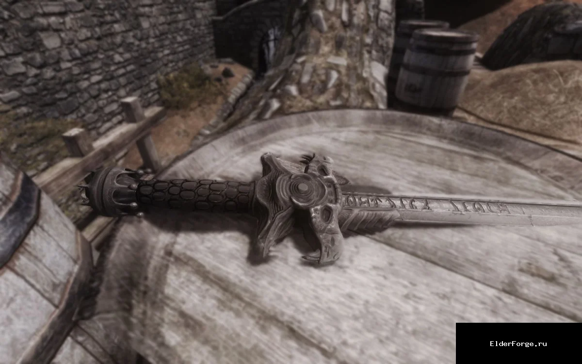Обложка мода: Ретекстур Жертвенного клинка для Skyrim LE – улучшенный дизайн кинжала